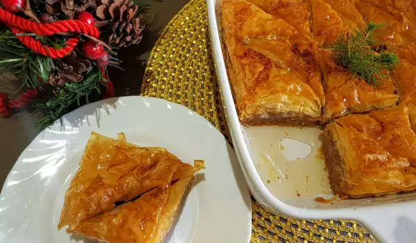 Baclava clasică de Crăciun