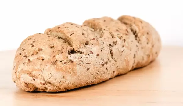 Pâine cu făină din semințe de in