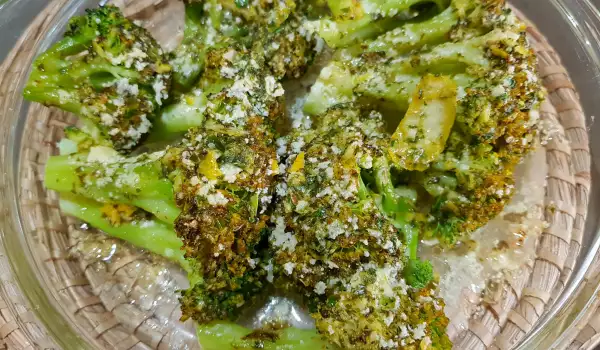 Broccoli la cuptor, cu sos sicilian