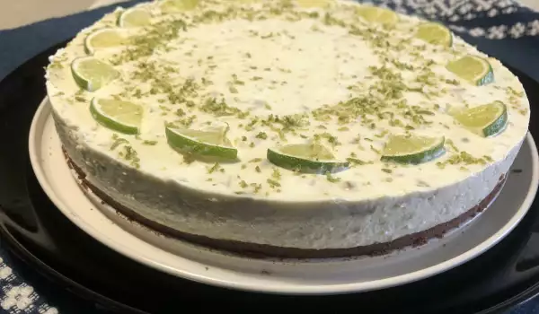 Cheesecake cu avocado și limetă