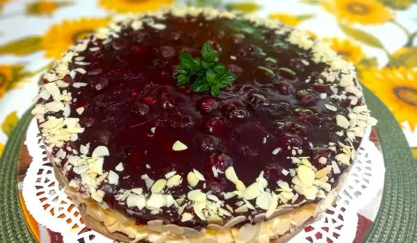 Cheesecake cu ricotta și vișine