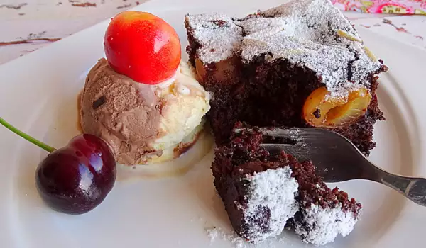 Brownie de cireșe