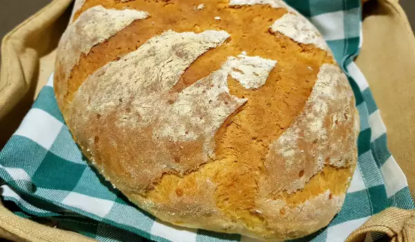 Pâine țărănească cu usturoi