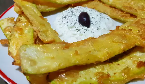 Chips-uri de dovlecei în stil grecesc