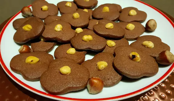 Biscuiți de ciocolată cu alune