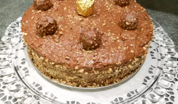 Tort Ferrero Rocher (Ferrero Rocher Cake)