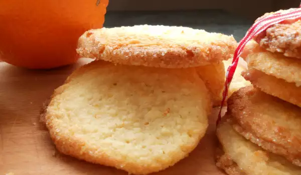 Biscuiți originali franțuzești Sable, cu portocale