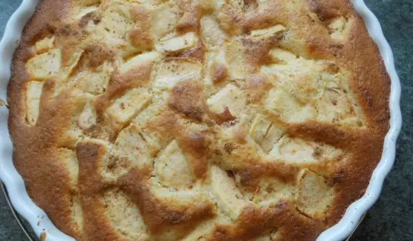Prăjitură franțuzească cu scorțișoară și mere