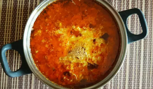 Supă spaniolă de usturoi, fără carne