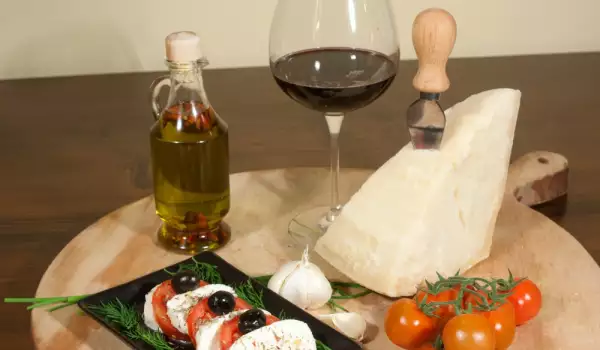 Grana Padano și Mozzarella
