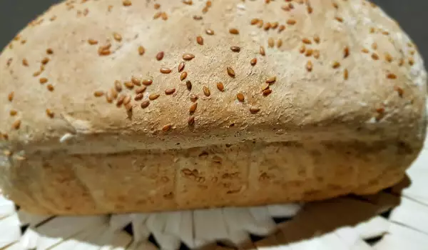 Pâine cu făină integrală și iaurt