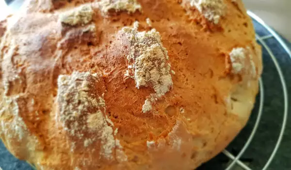 Pâine cu crustă crocantă, uimitoare