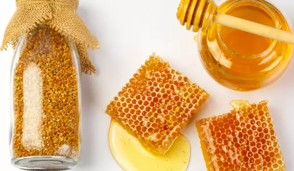 Miere, polen și fagure
