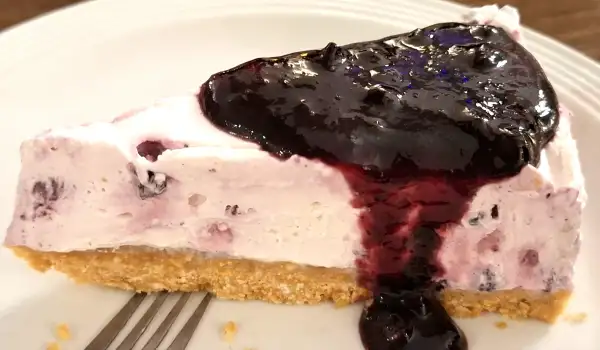 Keto cheesecake cu afine