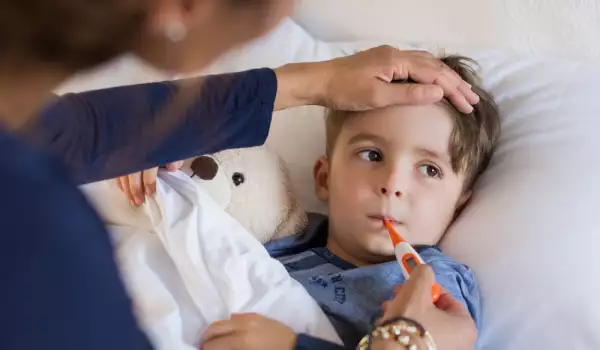 Febra poate fi, de asemenea, un semn al alergiei pentru copii