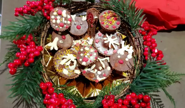 Bomboane de ciocolata cu miros de portocale, pentru Crăciun