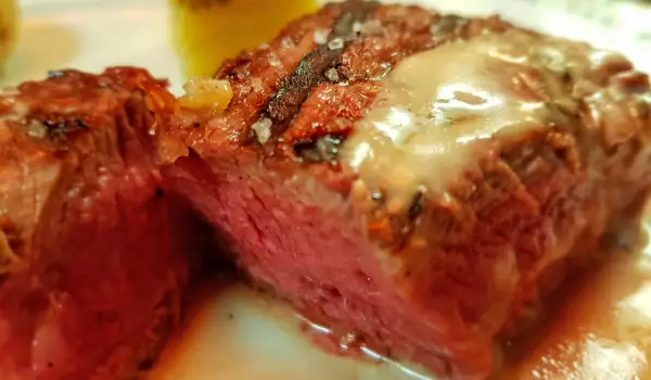 Steak fraged de vită la cuptor