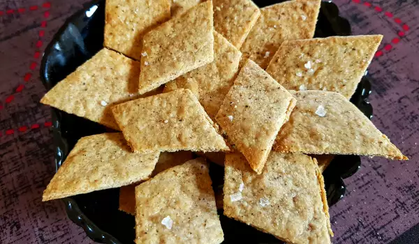 Crackers din fulgi de ovăz