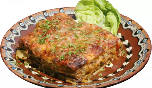 Lasagna cu ciuperci