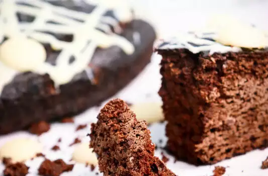 Prăjitură brownie cu conținut scăzut de carbohidrați