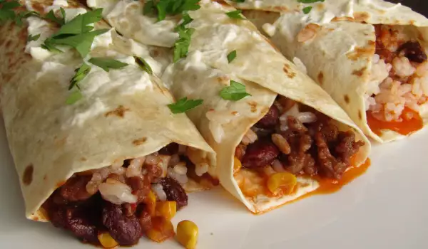 Burrito mexican clasic