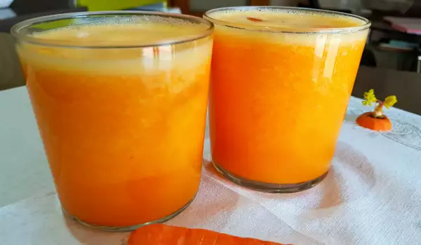 Nectar de morcovi și mandarine