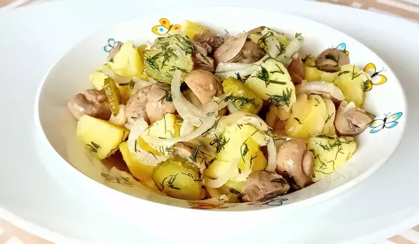 Salată vegană germană