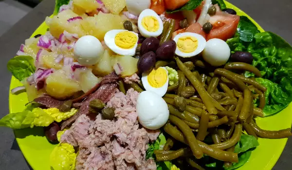 Rețeta originală de salată Nicoise