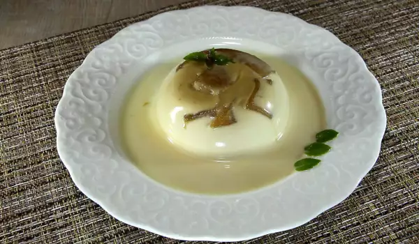 Panna Cotta cu pere și cafea