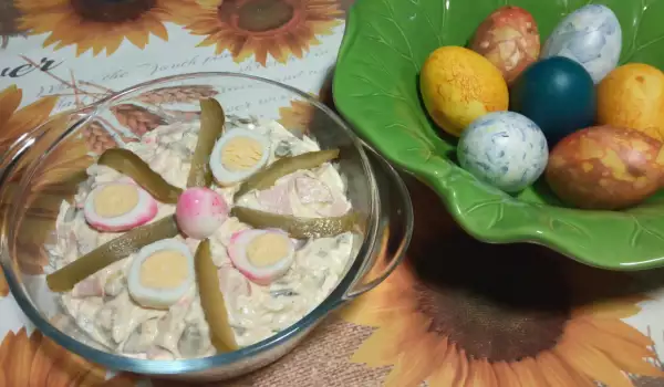 Salată de ouă pentru Paște