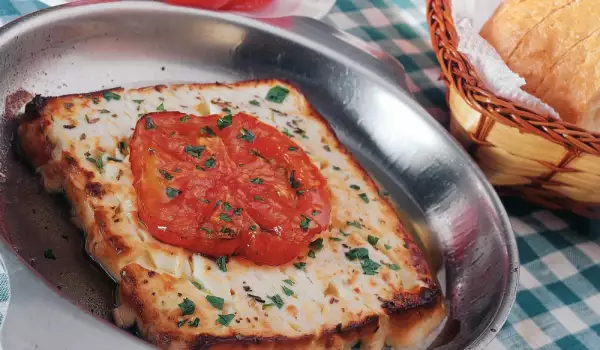 Brânză feta coaptă