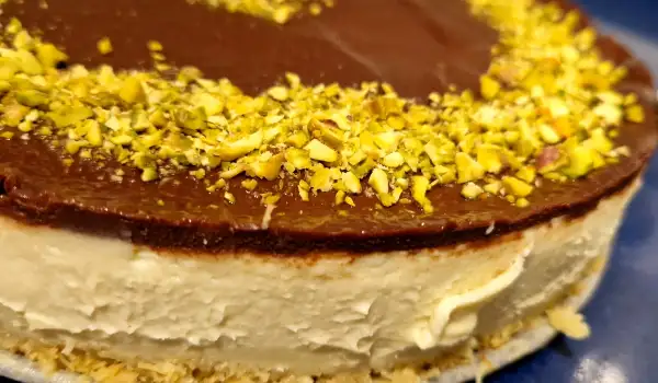 Cheesecake cu mascarpone și fistic