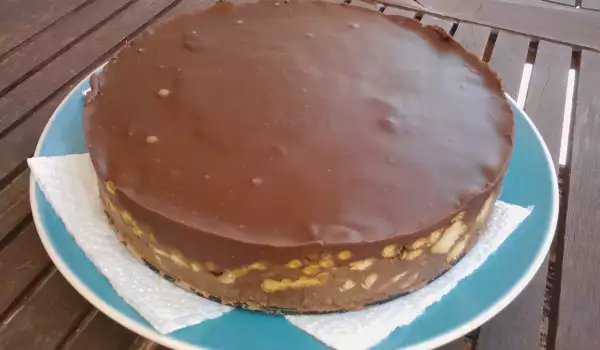 Tort de biscuiți cu ciocolată, din numai 4 ingrediente
