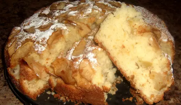 Prăjitură cu mere și vanilie ușor de preparat