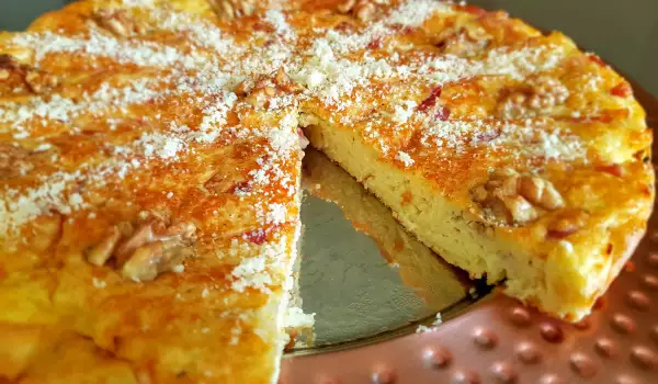 Tort sărat cu conopidă și parmezan