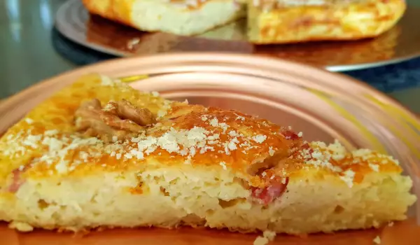 Tort sărat cu conopidă și parmezan