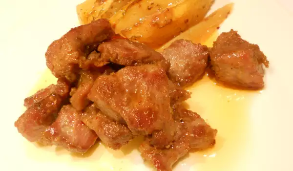 Gustări din carne de porc, la tigaie (rețetă grecească)