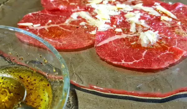 Carpaccio tradițional de vită