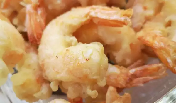 Creveți tempura