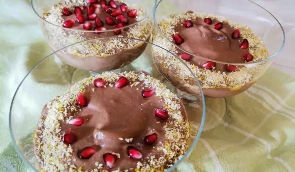 Mousse vegan de ciocolată