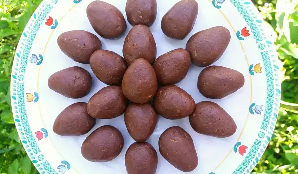 Bomboane-ouă de Paște, cu unt