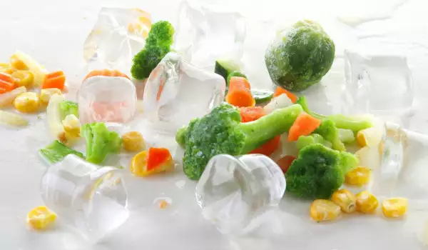 Broccoli și alte legume congelate