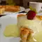 Plăcintă americană cu mere, cu cremă de vanilie
