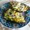Avocado copt cu brânză cu mucegai