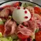 Salată cu rodie și burrata