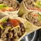 Burrito cu carne tocată și cheddar