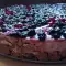 Cheesecake cu afine și urdă, fără coacere