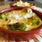 Flan sărat cu broccoli și ricotta