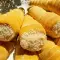 Cornete umplute cu cremă de cocos