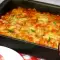Cannelloni cu carne tocată, mazăre și ciuperci